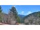 Breathtaking mountain view from the balcony at 617 Hummingbird Trl, Idaho Springs, CO 80452