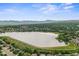 Beautiful aerial view of the lake and surrounding neighborhood at 9316 W Utah Ave, Lakewood, CO 80232