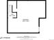 Floor plan of the basement featuring a hall and the main basement area with dimensions for real estate listings and home design at 9316 W Utah Ave, Lakewood, CO 80232