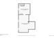 Floorplan of basement featuring laundry room and two unfinished basement spaces at 2692 N Raleigh St, Denver, CO 80212
