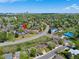 Aerial view of the neighborhood showing the location of amenities at 7659 S Rosemary Cir, Englewood, CO 80112