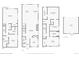 Detailed floor plan showcasing the layout of a home with room dimensions and features at 960 Quitman St, Denver, CO 80204