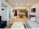 Spacious open floor plan from living area to kitchen and bathroom/bedroom entries at 3701 Arapahoe Ave # 304, Boulder, CO 80303