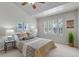 Tranquil bedroom with ample natural light, complemented by colorful bedding and decor at 6633 E 166Th Pl, Brighton, CO 80602