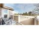 Private deck with string lights and view at 8865 Federal Blvd # 202, Westminster, CO 80260