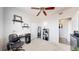 Home office with hardwood floors and built-in shelving at 8865 Federal Blvd # 202, Westminster, CO 80260