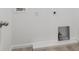 Utility room hookups ready for washer and dryer at 45916 Gentry Ave, Bennett, CO 80102