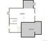 Basement plan showing unfinished and unexcavated areas, potential bathroom and HVAC locations at 39141 Anthony St, Elizabeth, CO 80107