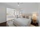Bright bedroom with attached sunroom with seating and a study area at 637 N Franklin St, Denver, CO 80218