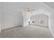 An attic bedroom with natural light and neutral carpeting at 637 N Franklin St, Denver, CO 80218