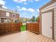 Spacious backyard deck with fenced in yard perfect for entertaining and outdoor living at 2578 E Nichols Cir, Centennial, CO 80122