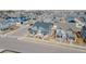 Lovely aerial shot of neighborhood showing many two-story homes and well-maintained lawns under beautiful blue skies at 21821 E 7Th Ave, Aurora, CO 80018
