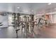 Fully-equipped weight room featuring various exercise machines and ample workout space at 1700 Bassett St # 412, Denver, CO 80202