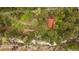 Birds eye view of property with river, house, and outbuildings surrounded by lush greenery at 35106 Boulder Canyon Dr, Boulder, CO 80302