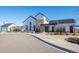 Stylish community clubhouse with modern architecture, beautiful landscaping, and ample parking for residents and guests at 8016 Gore Creek Ln, Littleton, CO 80125