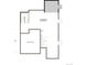 Floorplan showing unfinished basement with areas for future rooms and utilities at 245 Wooten Ave, Brighton, CO 80601