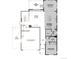 This floor plan showcases a gourmet kitchen, great room, sunroom, two-car garage, and a bedroom at 245 Wooten Ave, Brighton, CO 80601