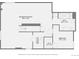 Detailed basement floor plan showing recreation room, bathroom, bedroom, and storage layout at 6435 Spotted Fawn Run, Littleton, CO 80125