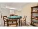 Basement game room featuring an octagon game table, shelving, and recessed lighting at 6435 Spotted Fawn Run, Littleton, CO 80125