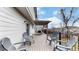 Spacious deck with pergola and seating area at 6495 S Wright St, Littleton, CO 80127