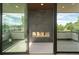 Outdoor balcony featuring modern fireplace and views at 1601 S Columbine St, Denver, CO 80210