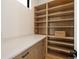 Walk-in pantry featuring custom shelves and cabinets at 1601 S Columbine St, Denver, CO 80210