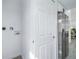 Utility hookups in a hallway by the kitchen and refrigerator at 16086 E Ithaca Pl # D, Aurora, CO 80013