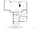 Upstairs floor plan featuring 3 bedrooms, 1 bath, hall, and balcony at 6787 Serena Ave, Castle Pines, CO 80108
