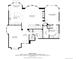 Detailed first-floor plan shows layout with a living room, kitchen, primary bedroom with bath, and Gathering room at 6787 Serena Ave, Castle Pines, CO 80108