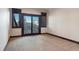 Bedroom with neutral carpet and a sliding glass door that leads to a balcony and mountain views at 160 N Fuller Placer Rd, Breckenridge, CO 80424