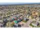 This aerial shows homes with mature trees, green yards, and quiet streets in a well-maintained residential neighborhood at 3803 Dyanna Dr, Thornton, CO 80241