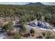 Beautiful home with surrounding forest and mountain views. Circular driveway and three-car garage at 2049 Silverheels Dr, Larkspur, CO 80118