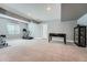 Basement with exercise equipment and game table, providing options for recreation and fitness at 10178 Nadine Ave, Parker, CO 80134