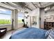 Bright bedroom with a large window, a work out space, and an inviting style at 1610 Little Raven St # 302, Denver, CO 80202