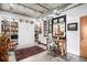 Creative studio space featuring built-in bookshelves, art supplies, and great natural light at 1610 Little Raven St # 302, Denver, CO 80202