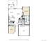 Detailed floor plan featuring dimensions of all rooms including kitchen, living area, bedrooms, and a garage at 8338 E 148Th Way, Thornton, CO 80602