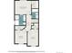Upstairs floor plan detailing the primary bedroom, bathroom, and walk-in closets at 3543 S Ceylon Way, Aurora, CO 80013