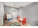 Playroom with a white board, a table and chairs, and a train rug at 3543 S Ceylon Way, Aurora, CO 80013