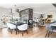 Spacious living room featuring a combined sitting and dining area with modern finishes at 3901 S Dexter St, Cherry Hills Village, CO 80113