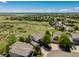 An aerial view of a home in a beautiful, sprawling neighborhood at 7852 Solstice Way, Castle Rock, CO 80108