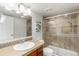Bathroom with a glass shower door and nice faucet at 7852 Solstice Way, Castle Rock, CO 80108