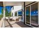 Covered outdoor deck featuring comfortable seating and views at 7852 Solstice Way, Castle Rock, CO 80108