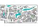 Community map showcasing building locations, club house, lake, pool, tennis courts and other amenities at 3550 S Harlan St # 249, Denver, CO 80235