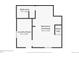 Floor plan for the basement featuring a bathroom, laundry room, and finished basement at 8758 S Murphy Gulch Rd, Littleton, CO 80127