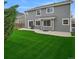 Spacious backyard with patio at 510 Fairhaven St, Castle Rock, CO 80104