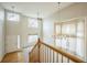 Bright foyer with soaring ceilings, big windows, and hard wood flooring creates a grand entrance at 510 Fairhaven St, Castle Rock, CO 80104