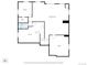 Layout featuring a bedroom, bathroom, recreation room and storage rooms at 17102 W 85Th Pl, Arvada, CO 80007