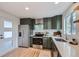 Modern kitchen with stainless steel appliances, sleek cabinetry, and stylish countertops at 8105 W 62Nd Ave, Arvada, CO 80004