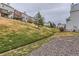 Spacious backyard with well-maintained landscaping and mature trees at 9467 W Ontario Dr, Littleton, CO 80128