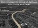 Aerial neighborhood view with access to miles of Colliers Hills Trails and Parks nearby at 228 Horizon Ave, Erie, CO 80516